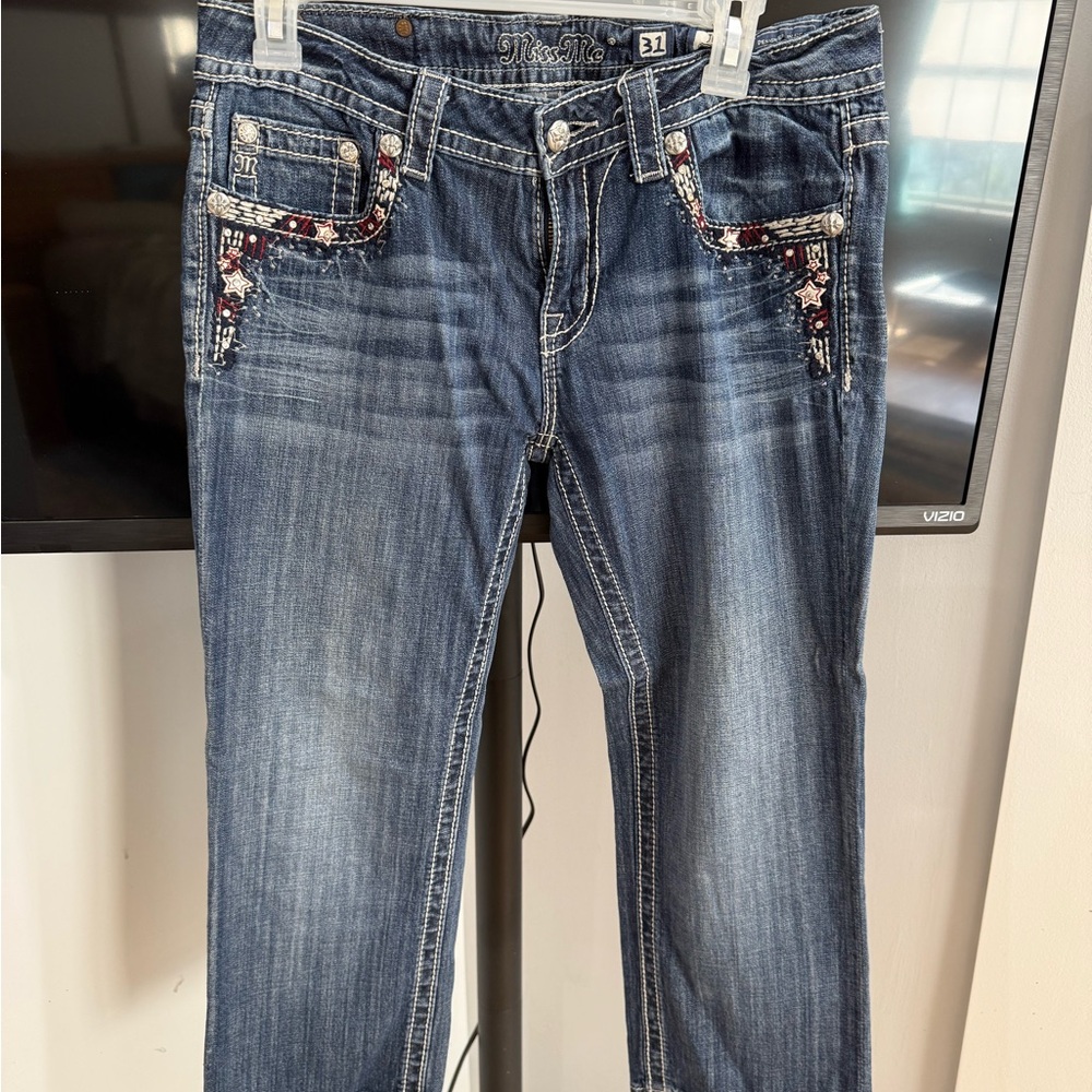 Miss Me Classic Denim Jeans - Picture 4 of 5